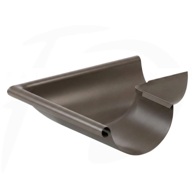 Narożnik zewnętrzny 90° stalowy ⌀ 150 firmy KROP kolor ciemny brąz